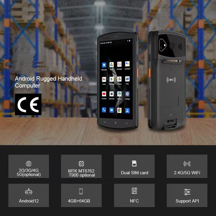 5.7-inch 4G PDA Handheld Mobile Computer LS-KP18D