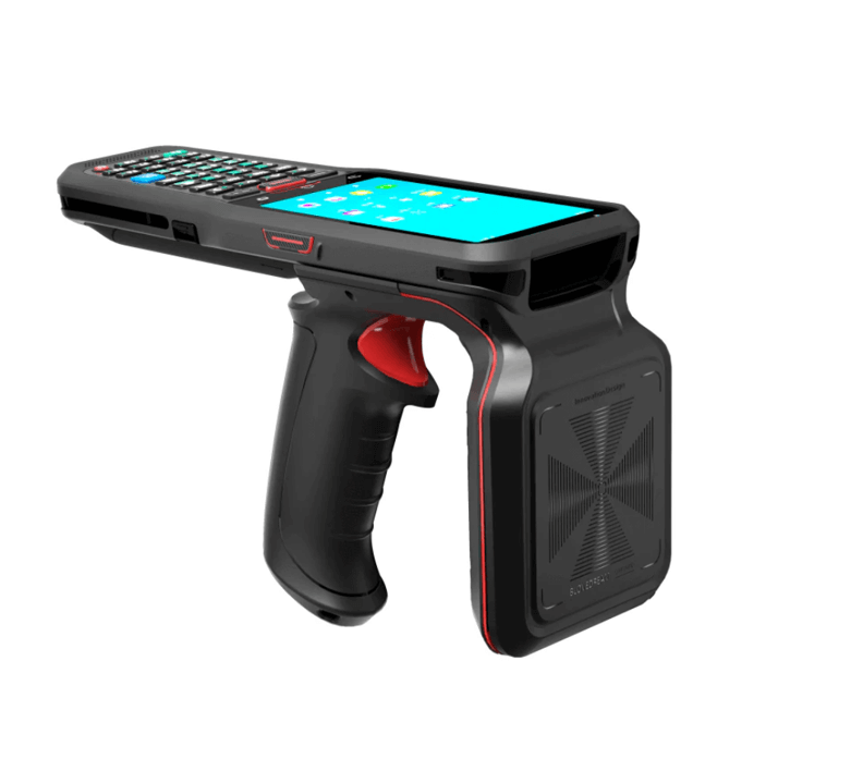Leeshion industry handheld UHF RFID reader LS-N41U with Honeywell barcode scanner