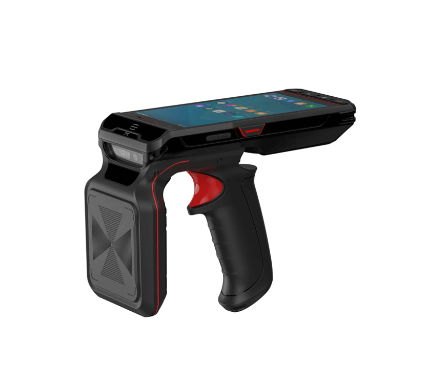 Leeshion factory industry handheld uhf rfid reader LS-R501 with 8000mAh battery