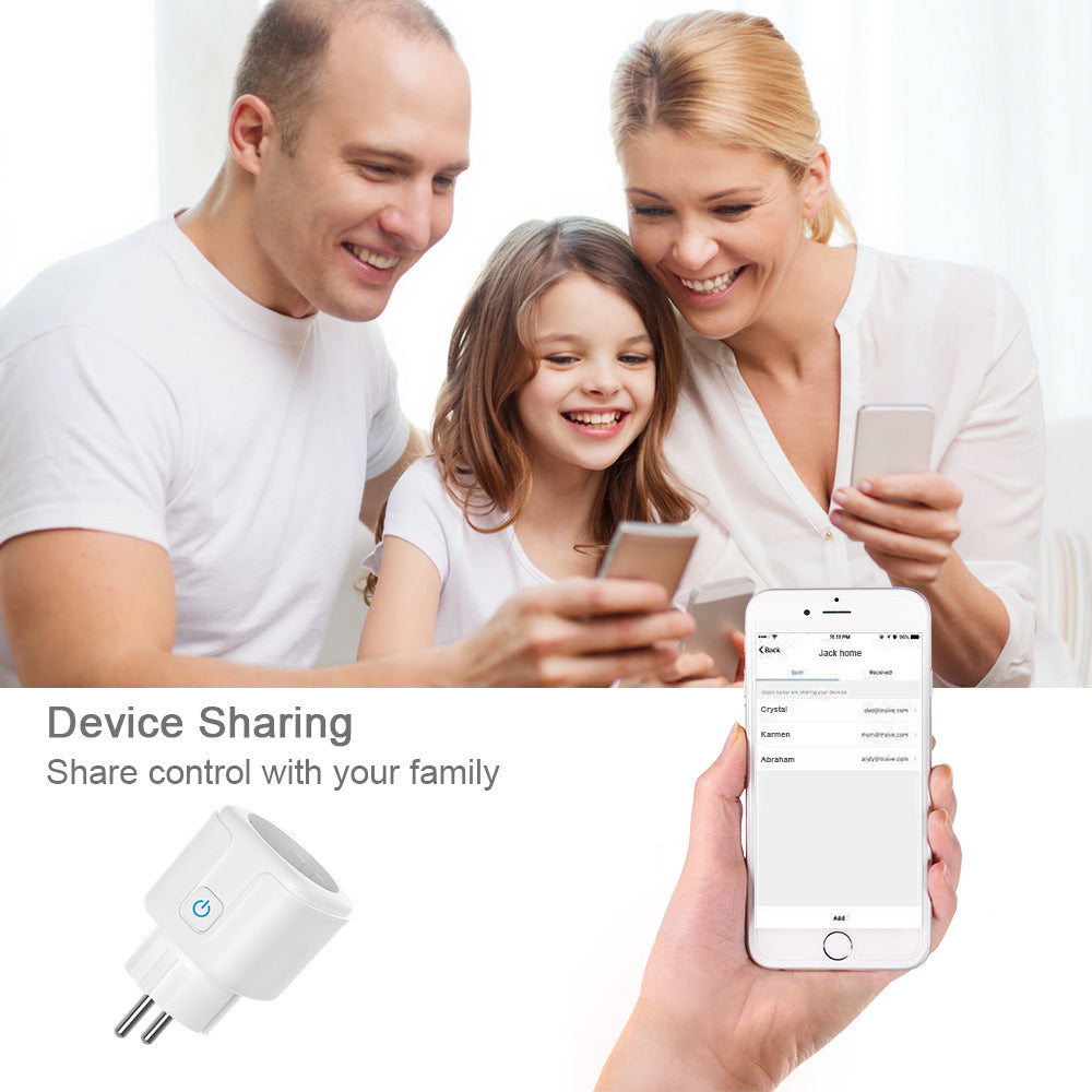 Tuya WIFI bluetooth Smart Socket LS-S1