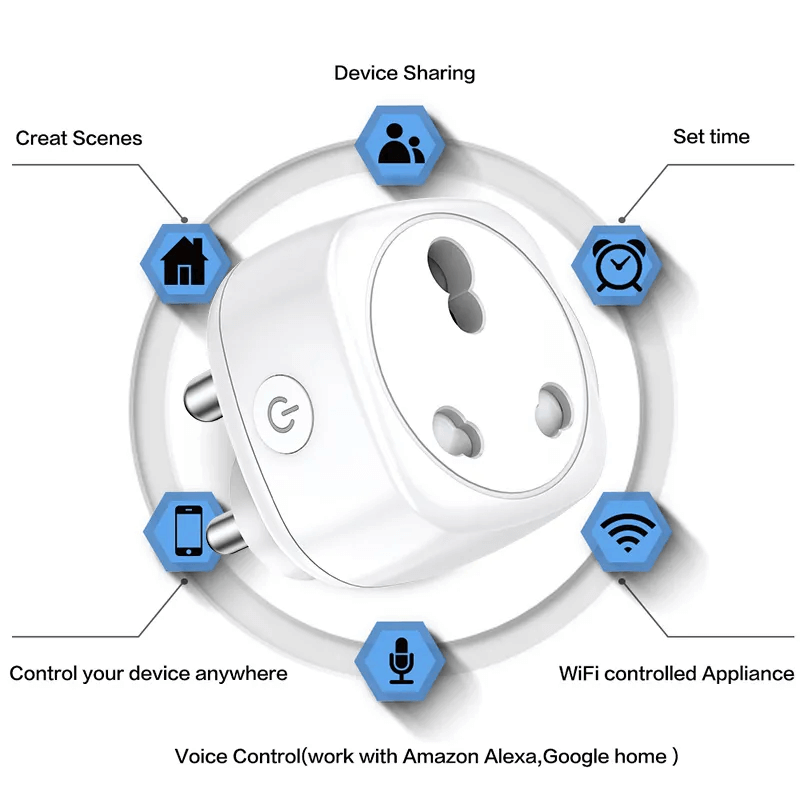 Tuya WIFI Smart Socket 16A SA Standard LS-BSDN