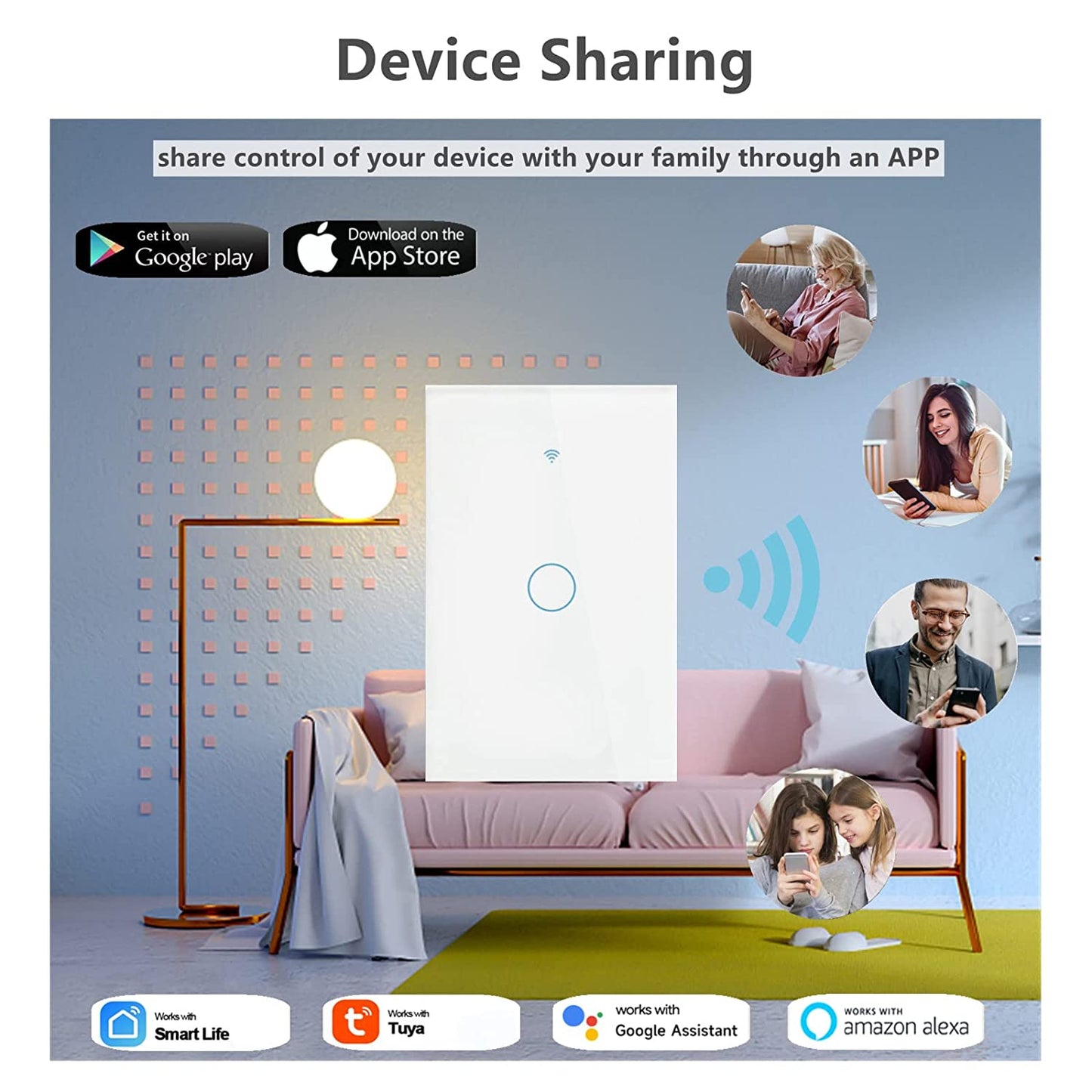 WiFi Smart Light Switch US standard