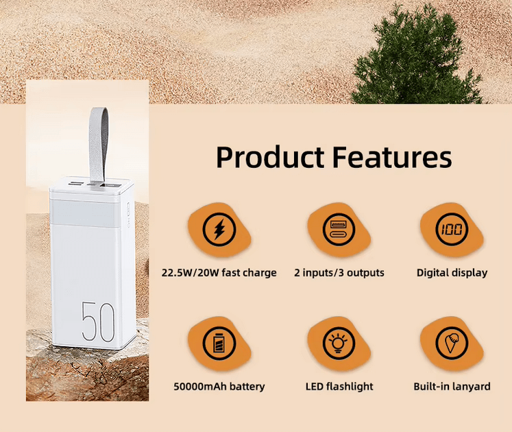Fast Charge Powerbank 50000mAh LS-FC5