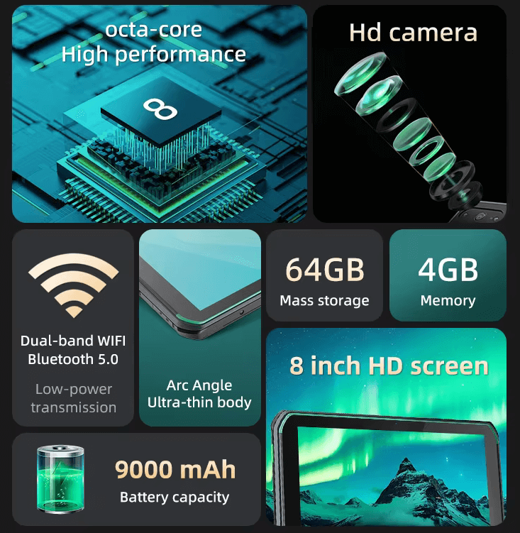 Leeshion rugged tablets LS-D801 with Android 13 OS