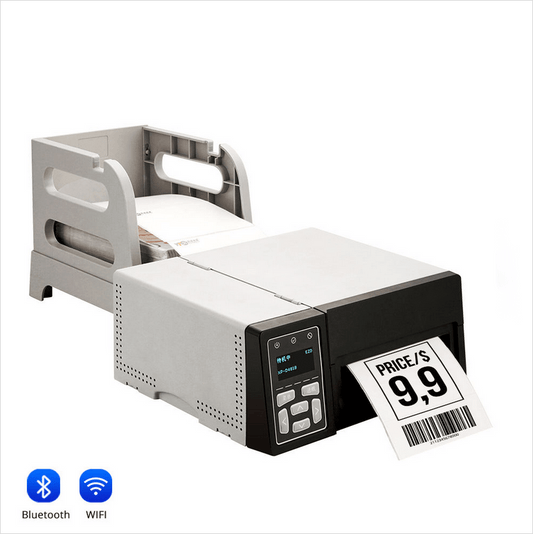 120mm Industrial Thermal Label Printer Support QR Code Printing Label Sticker LS-2084A