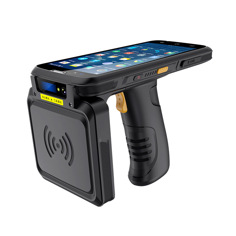 Leeshion industry handheld UHF RFID reader LS-HC720S with 10000mAh Battery