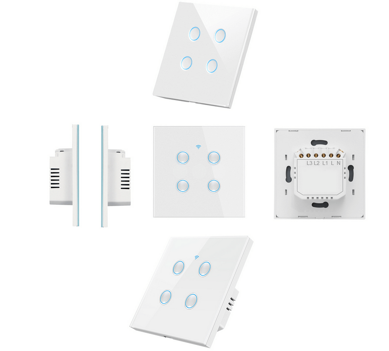 Matter Smart Switch | OEM Manufacturer| CE Certified |EU/UK Standard 1/2/3-Gang