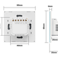 Matter Smart Switch | OEM Manufacturer| CE Certified |EU/UK Standard 1/2/3-Gang