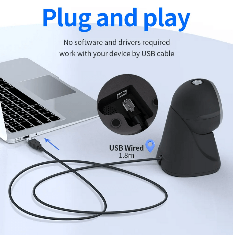 Desktop QR Code Scanner LS-D8801