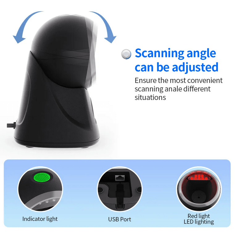 Desktop QR Code Scanner LS-D8801