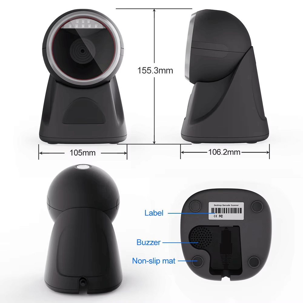 Desktop QR Code Scanner LS-D8801