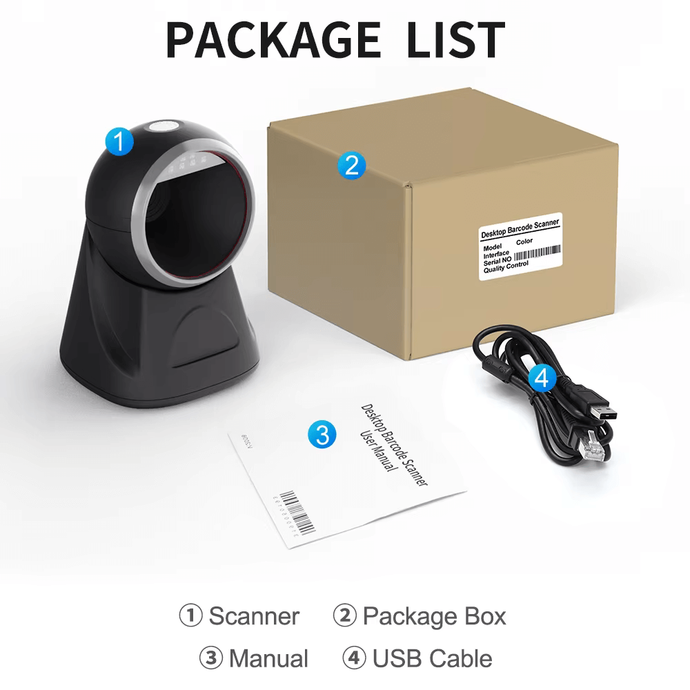 Desktop QR Code Scanner LS-D8801