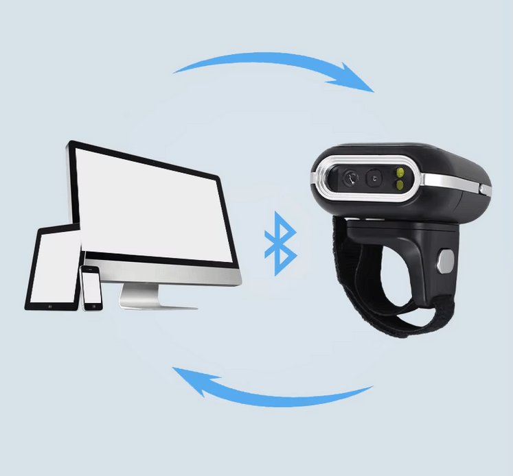 Mini Size Ring Wearable Wireless Barcode Reader  LS-FS20
