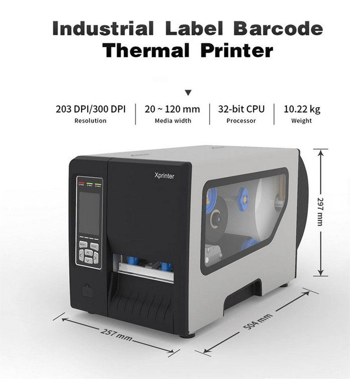 120mm Industry Thermal Transfer Printer Label Printer LS-3064GA