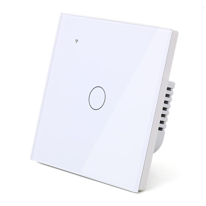 WiFi RF433 Smart Switch Tuya Remote Control Single Fire Work with Alexa--EU Standard