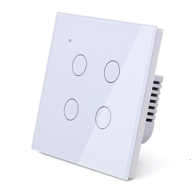 WiFi RF433 Smart Switch Tuya Remote Control Single Fire Work with Alexa--EU Standard