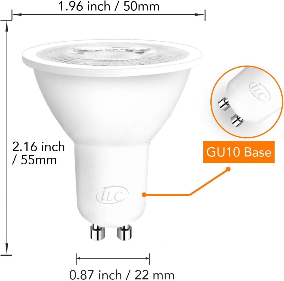 GU10 LED Light Bulb, 40 Watt (Pack of 4)