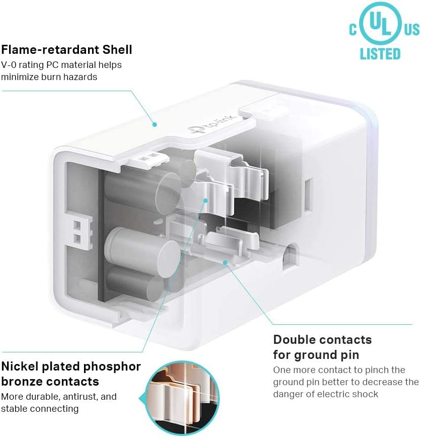 Smart Plug HS103P4, 4-Pack, White